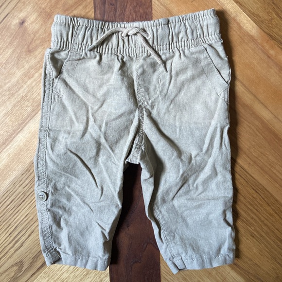 NWT GAP Baby Linen-Cotton Outfit Set 6-12 months - Picture 7 of 10